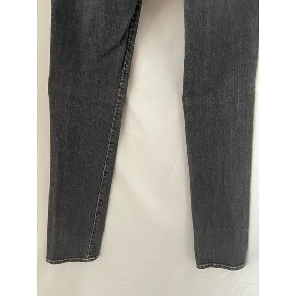 Flying Monkey Charcoal Black Fade Distressed Skinny Bottom Jeans - Picture 6 of 9